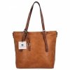Uniwersalna Torebka Damska XL Shopper Bag firmy Hernan HB0213-1 Ruda/Brązowa